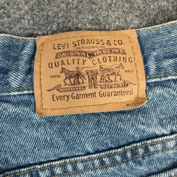 Vintage Levi's Orange Tab Jeans Womens 30 (Fits 28x32) Blue Straight Leg Denim‎ - Picture 5 of 16